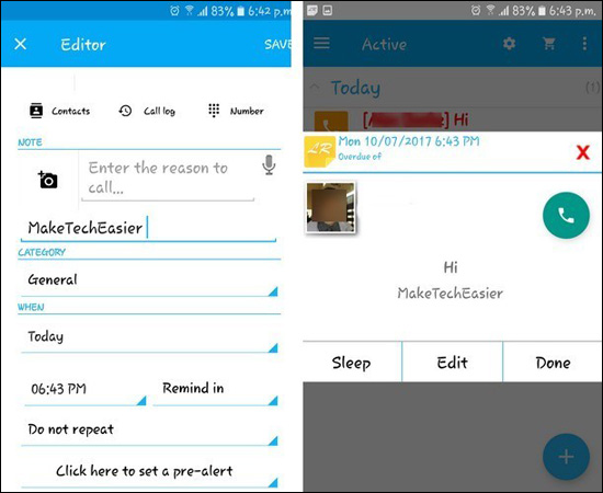Top 5 essential reminder apps on Android Picture 2