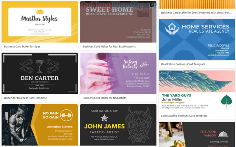 Top 5 most beautiful and professional Name Card Online design tools Picture 1