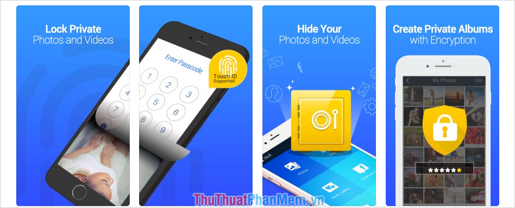 Top 5 software to hide photos, videos on iPhone, Android best Picture 3