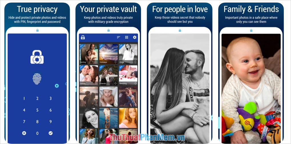 Top 5 software to hide photos, videos on iPhone, Android best Picture 4