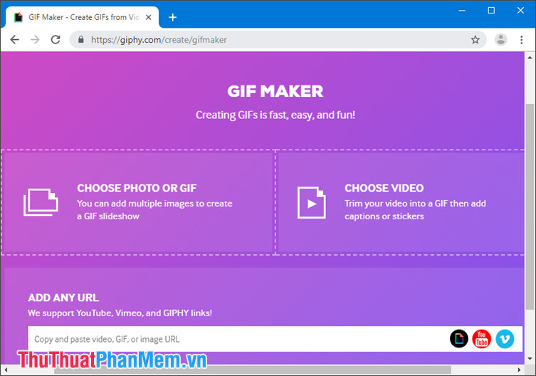 Top 5 websites for creating GIF animation online very quickly and easily Picture 2