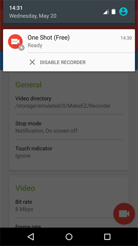 Top 6 quality Android phone screen video recording applications Picture 4