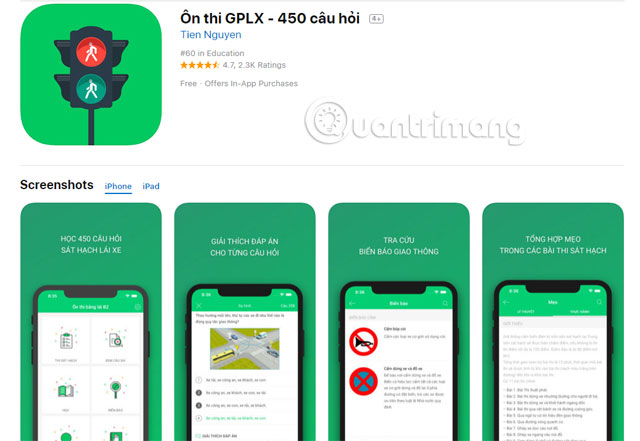 TOP app supports the best driving test on phones Picture 1