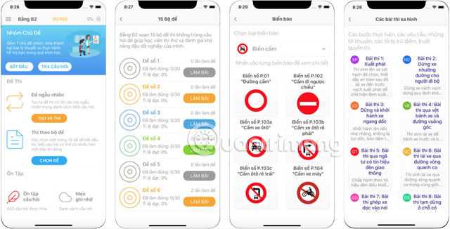 TOP app supports the best driving test on phones Picture 4
