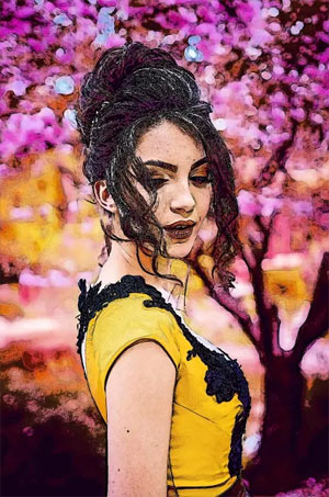 Top app to turn photos into paintings on the phone Picture 10
