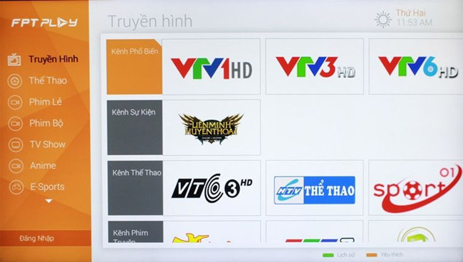 Top application to watch online TV on TV Picture 2