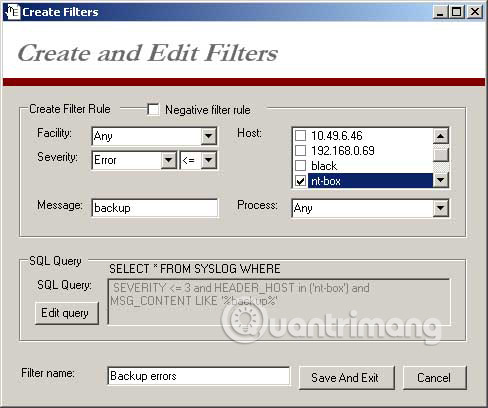 Top free and paid Syslog Server software for Windows Picture 25
