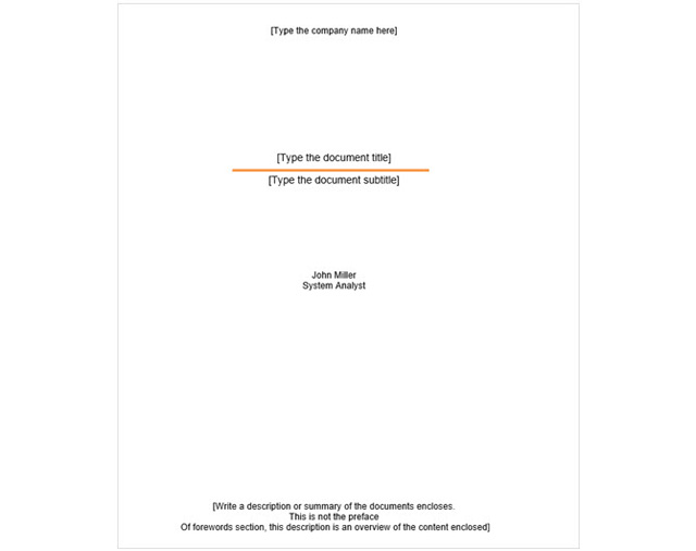 Top gorgeous Word cover templates for books, reports, lesson plans Picture 14