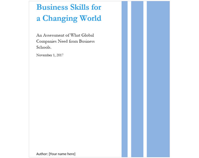 Top gorgeous Word cover templates for books, reports, lesson plans Picture 3