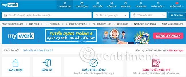 Top job search website, the most prestigious recruitment website today Picture 7