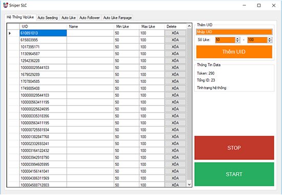 Top software to automatically send messages, like, comment Facebook Picture 3