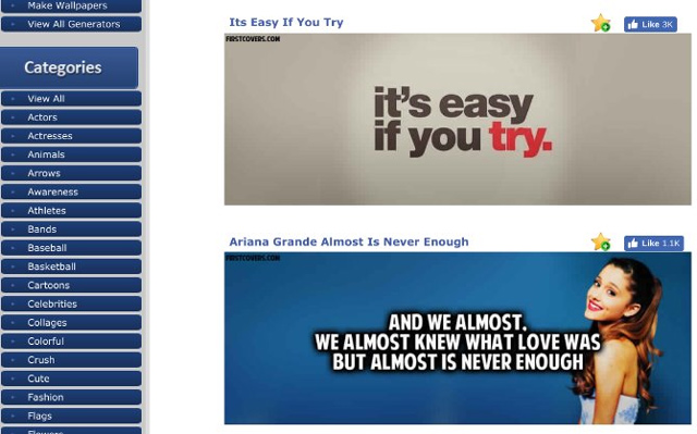 Top tool to create avatar and cover photos 'quality' for Facebook Picture 3