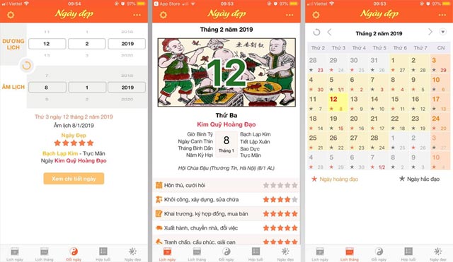 Top Vietnamese calendar application, see the best sound schedule for phones Picture 4