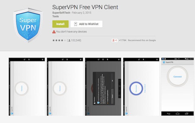 Top VPN application for Android phones, the best iPhone to access blocked websites Picture 14