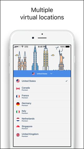Top VPN application for Android phones, the best iPhone to access blocked websites Picture 22