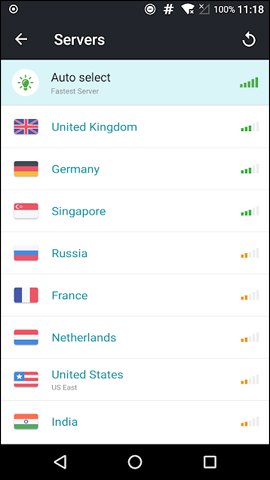 Top VPN application for Android phones, the best iPhone to access blocked websites Picture 5