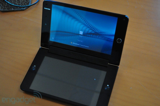 Toshiba is nostalgic for dual-screen 7-inch laptops Picture 12