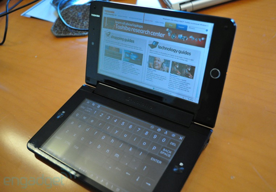 Toshiba is nostalgic for dual-screen 7-inch laptops Picture 20