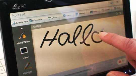 Touch Eee PC Touch Netbook Picture 9