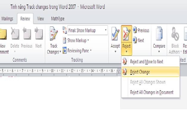 TRACK CHANGES FEATURES IN WORD Picture 6