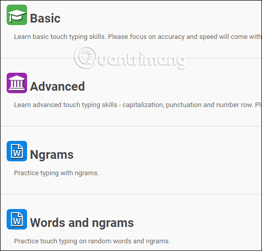 Training services for quick typing of 10 fingers on the browser Picture 13