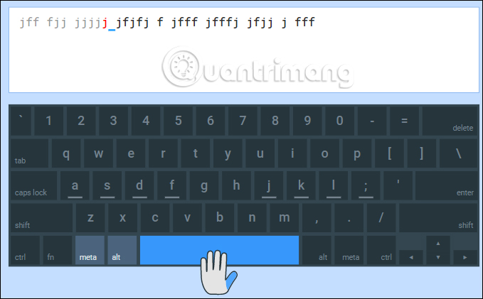 Training services for quick typing of 10 fingers on the browser Picture 17