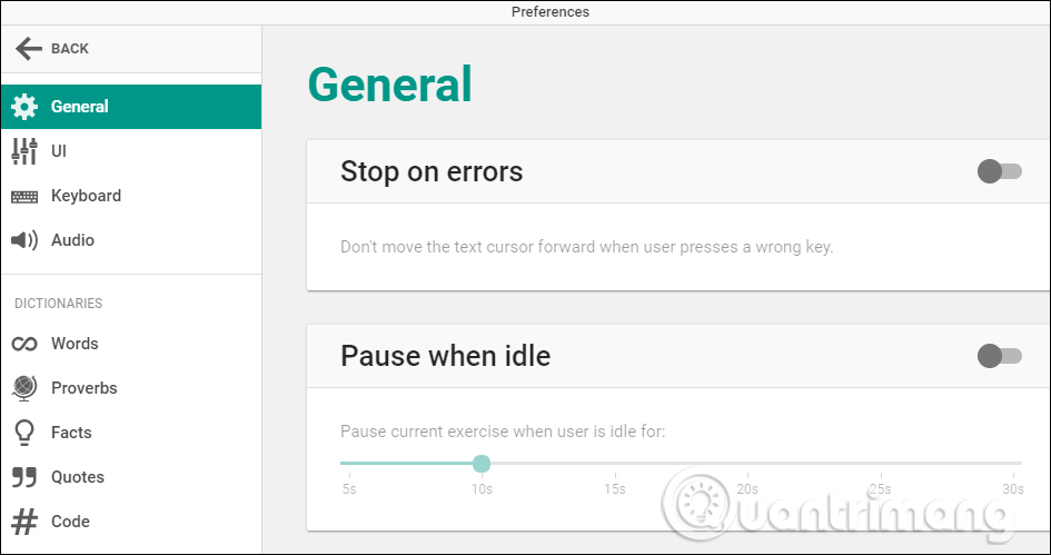Training services for quick typing of 10 fingers on the browser Picture 18