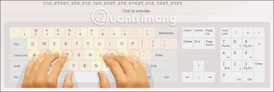 Training services for quick typing of 10 fingers on the browser Picture 6
