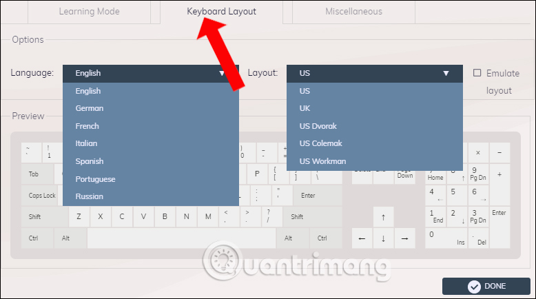 Training services for quick typing of 10 fingers on the browser Picture 7