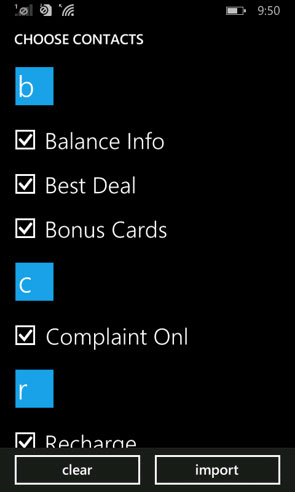 Transfer contacts from any smartphone to Windows Phone 8.1 Picture 12