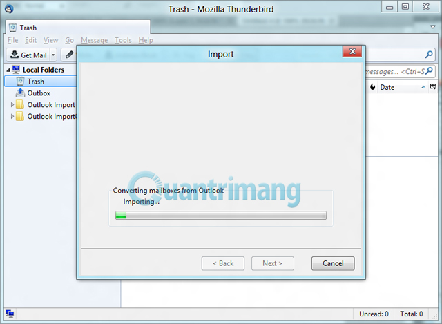 Transfer email from Outlook to Thunderbird Picture 4