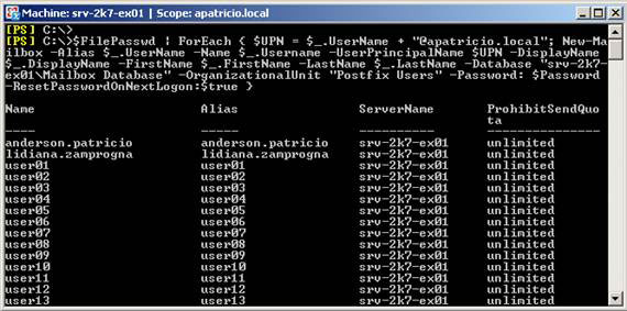 Transfer from Linux Mail Server to Exchange Server 2007 (Part 2) Picture 8