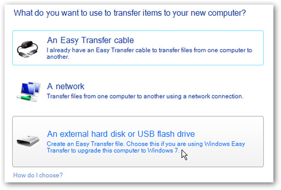 Transfer 'home' from XP to Windows 7 with Easy Transfer and USB Picture 11