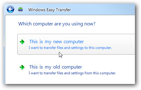 Transfer 'home' from XP to Windows 7 with Easy Transfer and USB Picture 3