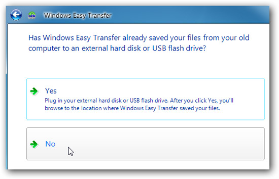 Transfer 'home' from XP to Windows 7 with Easy Transfer and USB Picture 4