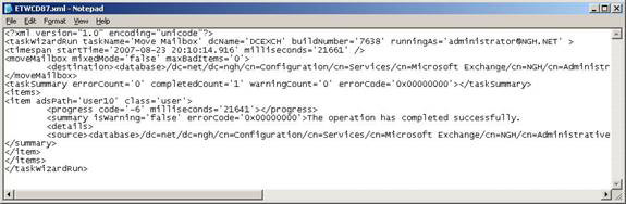 Transfer mailboxes in Exchange 2007 through Exchange Management Console (Part 2) Picture 5