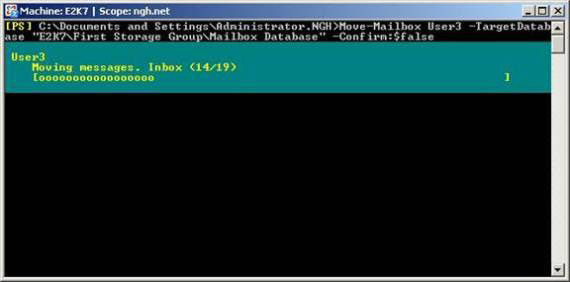 Transfer mailboxes in Exchange 2007 through Exchange Management Console (Part 2) Picture 8