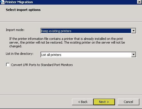 Transfer printer from Server 2003 x32 to Server 2008 R2 x64 Picture 12