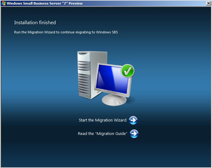 Transfer system from Windows Small Business Server 2003 to SBS 2011 Picture 25