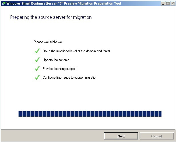 Transfer system from Windows Small Business Server 2003 to SBS 2011 Picture 8