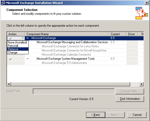 Transfer Windows 2003 system with Exchange to Small Business Server 2008 Picture 15
