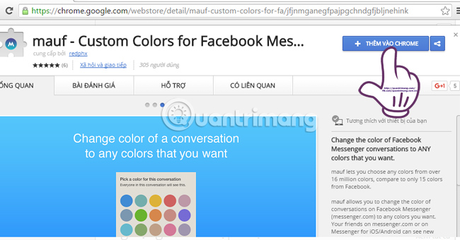 Transform color chat window Facebook Messenger Picture 12