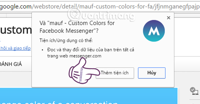 Transform color chat window Facebook Messenger Picture 13