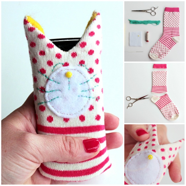 Transform the socks into super cute utensils Picture 13