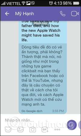 Translate language on Viber Picture 5