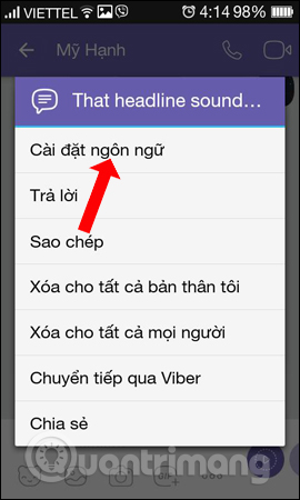 Translate language on Viber Picture 6