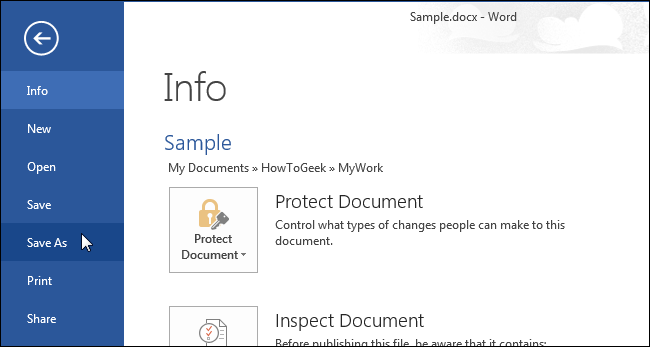 Trick to convert docx tail to quick doc Picture 3
