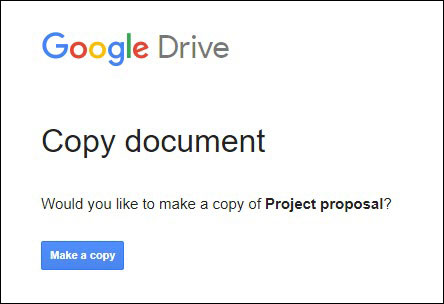 Trick to create a copy of text for recipients when sharing a Google Drive file Picture 6