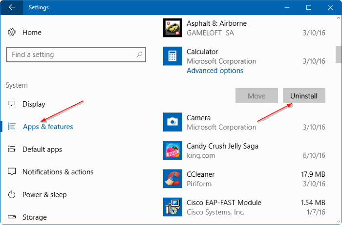Trick to remove the default application on Windows 10 Picture 6