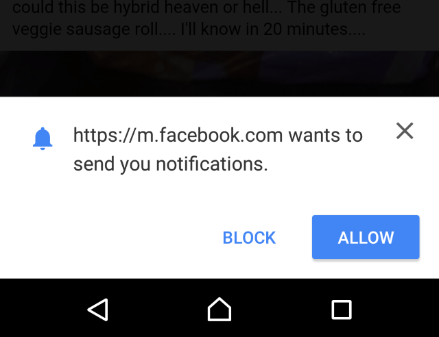 Trick to turn off notifications from Facebook on Chrome browser Picture 1